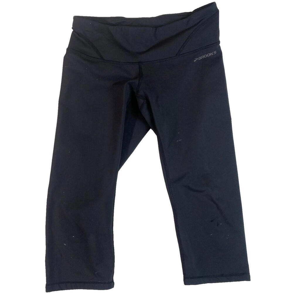 Brooks Pants Womens Medium Black Run‎ Running Happy Compression Stretch Fabric